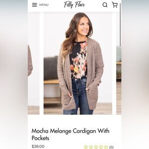 Filly Flair Boutique Cardigan NWOT